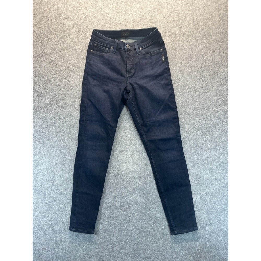 Silver Jeans Women's Size 26x27 Mazy Skinny Dark Blue‎ Stretch Denim Pants
